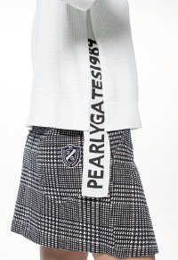 PEARLY GATES パーリーゲイツ スカート グレンチェック サイドロゴ PEARLY GATES パーリーゲイツ スカート グレンチェック サイド