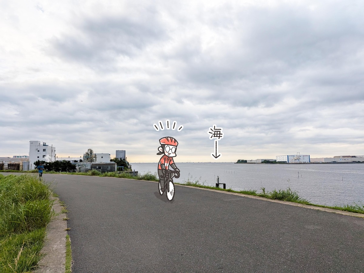 渡船場跡の案内