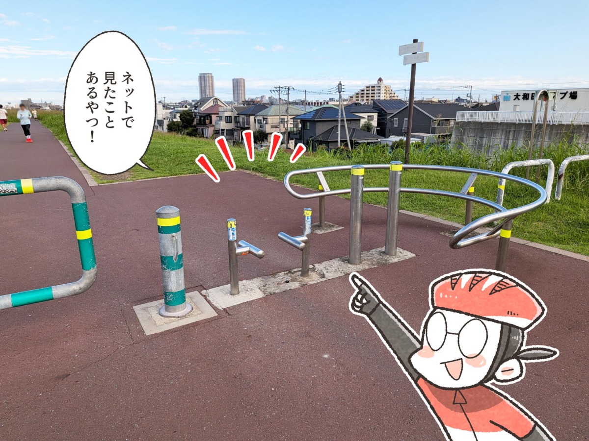有名な自転車止め
