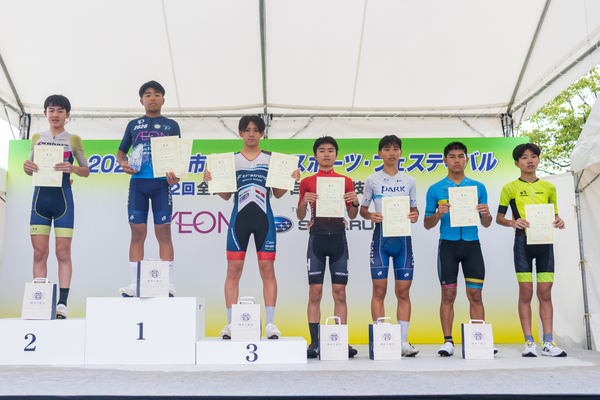 中学生男子のレース