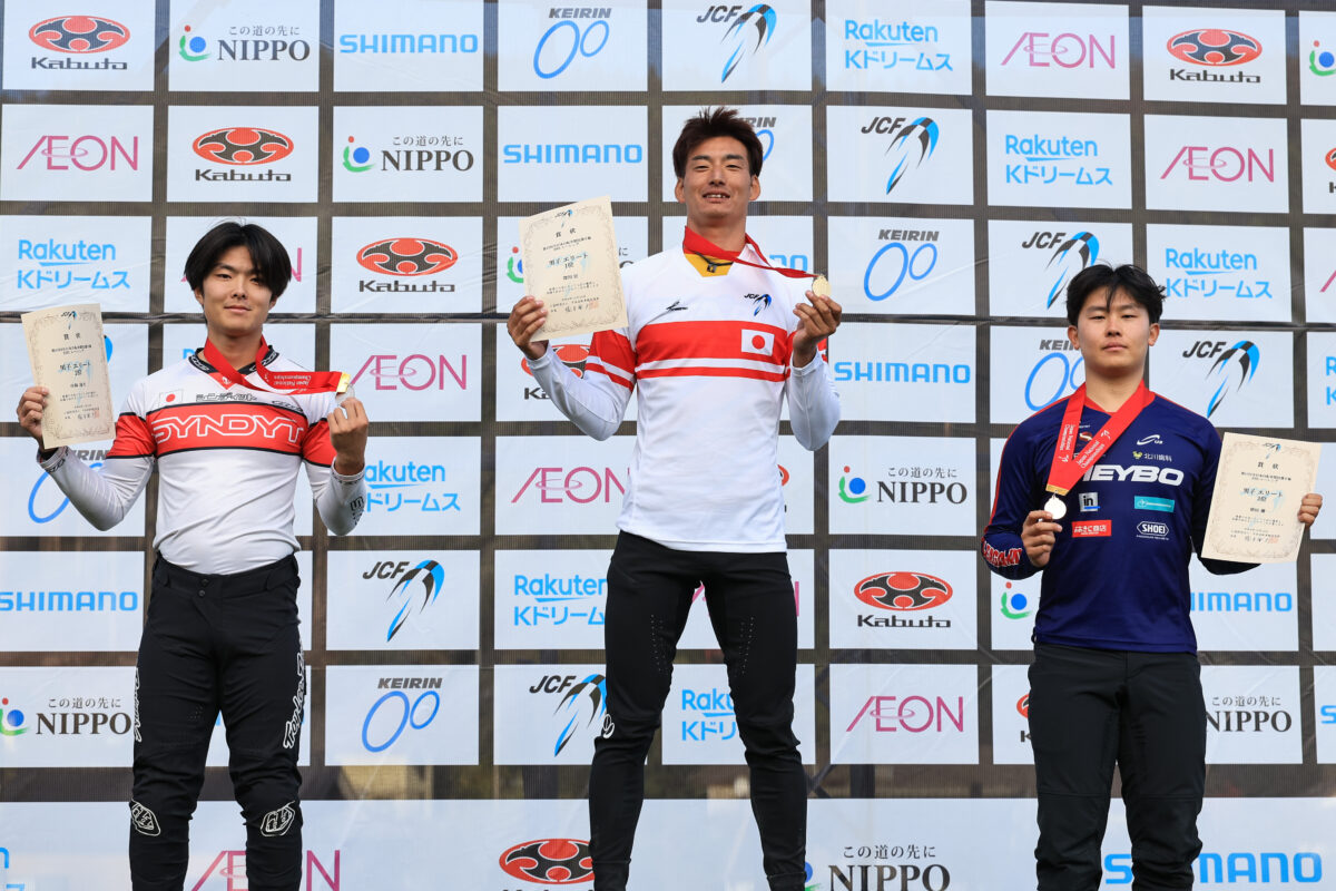 男子エリート表彰式